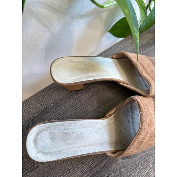 Women’s size 8 Brown peep toe heels - Picture 3 of 9